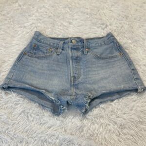 LEVIS 501 Denim Blue Women's Shorts SIZE 27 Waist